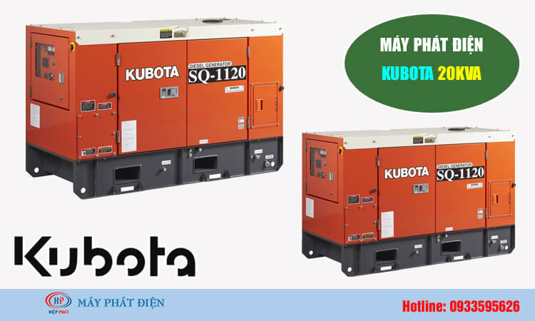 Máy phát điện Kubota 20kva