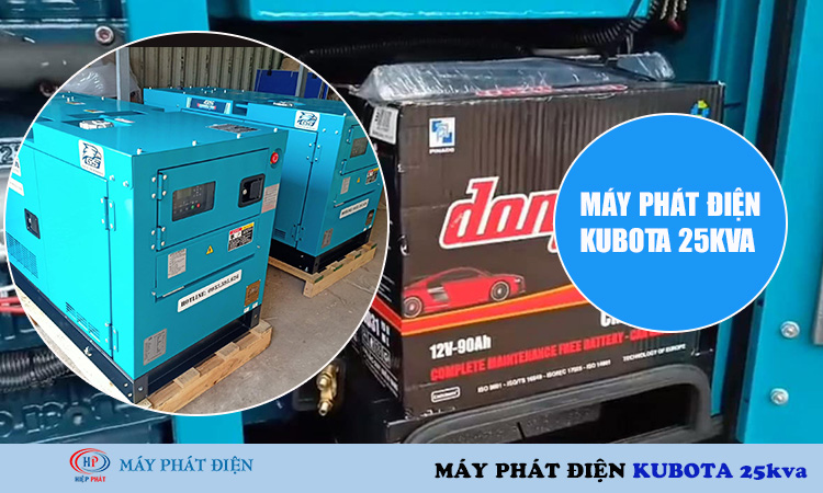 Máy phát điện Kubota 25kva