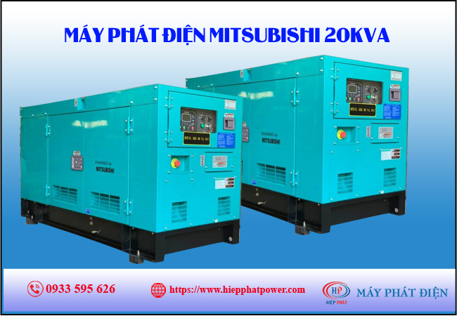 Máy phát điện Mitsubishi 20kVa