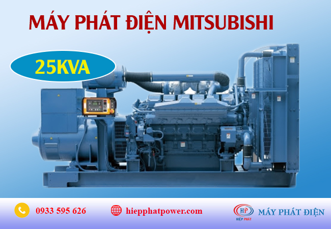 Máy phát điện Mitsubishi 25kva