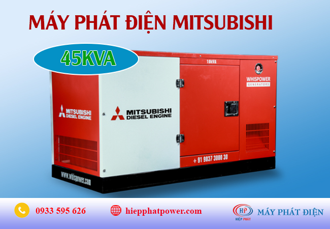 Máy phát điện Mitsubishi 45kva