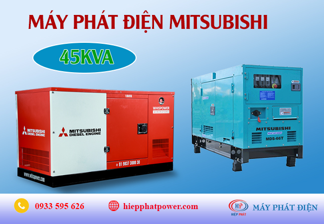 Máy phát điện Mitsubishi 45kva