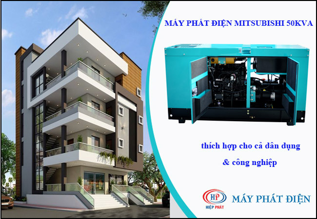 Máy phát điện Mitsubishi 50kva