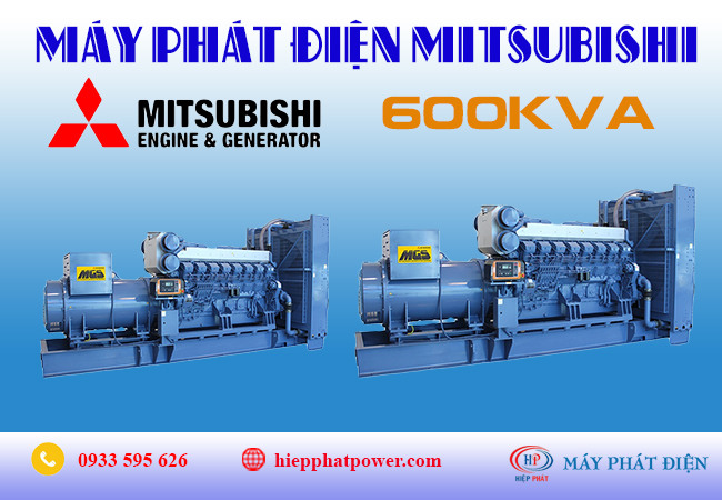 Máy phát điện Mitsubishi 600kva