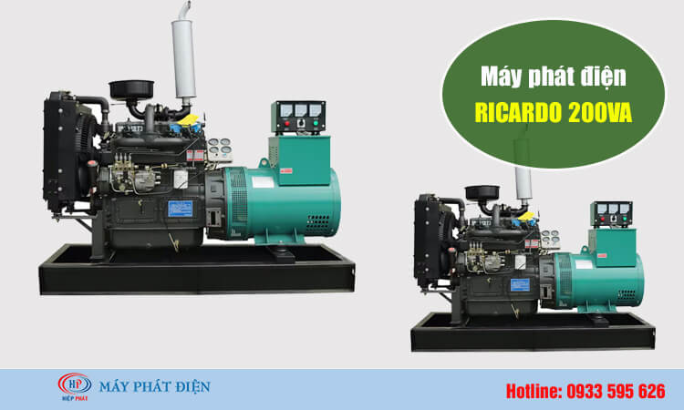 Máy phát điện Ricardo 200kva 