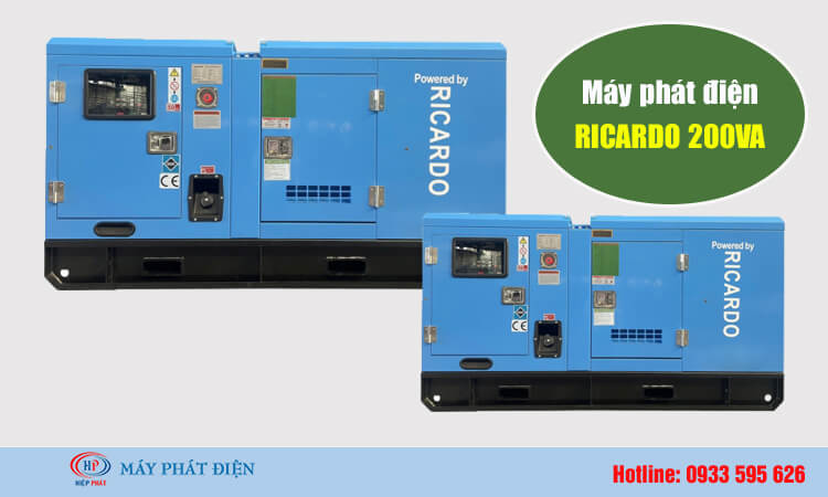 Máy phát điện Ricardo 200kva 