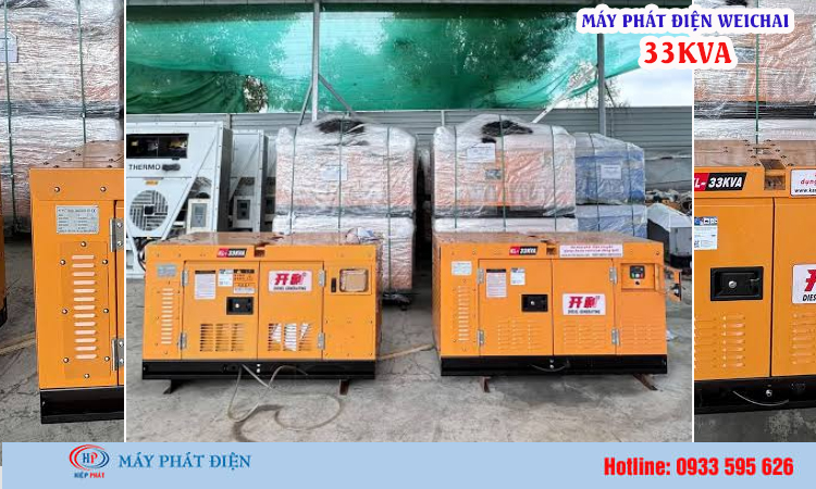 Máy phát điện Weichai 33kva