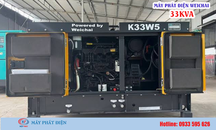 Máy phát điện Weichai 33kva