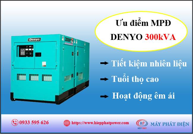 Máy phát điện Denyo 300Kva