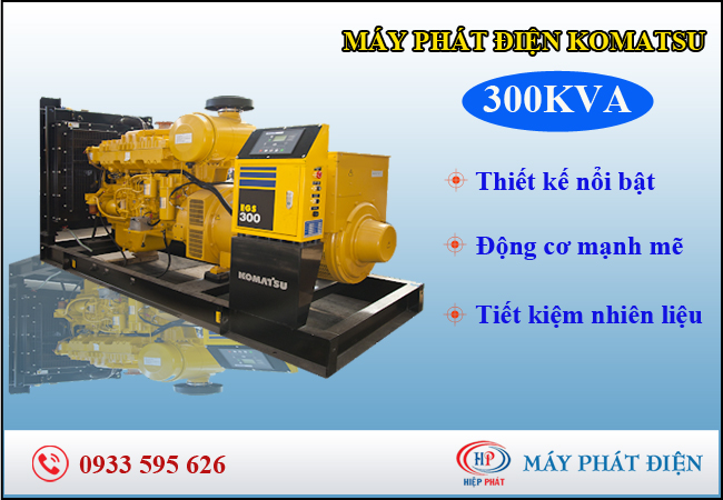 Máy phát điện komatsu 300kva