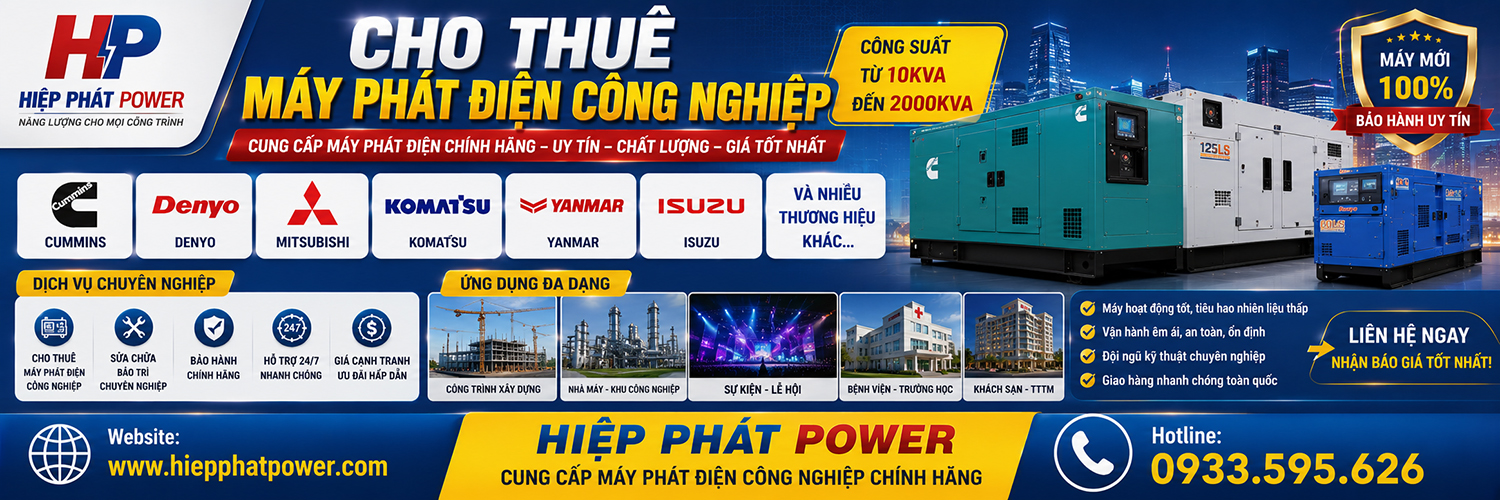 Cho thuê máy phát điện